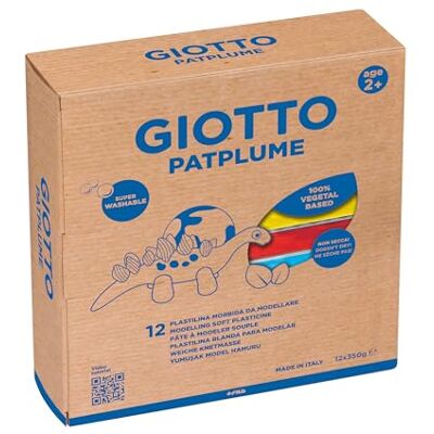 GIOTTO Patplume, Gemüseknete, 12 x 350 g, 12 Farben GIOTTO Patplume, Gemüseknete, 12 x 350 g, 12 Farben