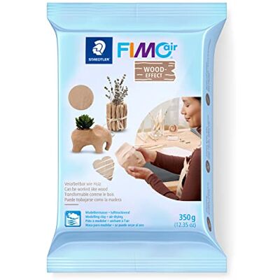 Staedtler FIMO air 8150 wood-effect – 350 g, Holzoptik Lufttrocknend, sofort formbar, natürliche Rohstoffe – nachbearbeitbar – Art.-Nr. 8150-W7 Staedtler FIMO air 8150 wood-effect – 350 g, Holzoptik Lufttrocknend, sofort formbar, natürliche Rohstoffe – nachbearbeitbar – Art.-Nr. 8150-W7