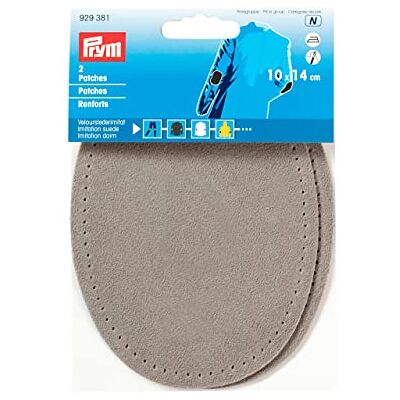Prym 929381 Patches Velourslederimitat (bügeln) 10 x 14 cm hellgrau Prym 929381 Patches Velourslederimitat (bügeln) 10 x 14 cm hellgrau