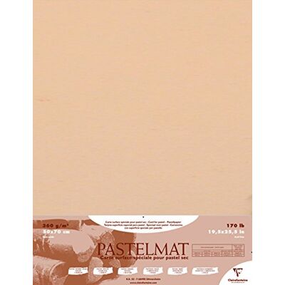 Clairefontaine 96021C Packung (mit 5 Zeichenbögen Pastelmat, 50 x 70 cm, 360 g, ideal für Trockentechniken und Pastell) maisgelb Clairefontaine 96021C Packung (mit 5 Zeichenbögen Pastelmat, 50 x 70 cm, 360 g, ideal für Trockentechniken und Pastell) maisgelb