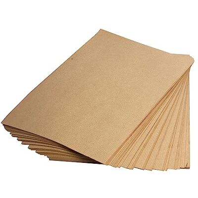 Clairefontaine 396005C Packung mit 50 Blatt Kraftpapier (90g, DIN A3, 29,7 x 42 cm, ideal für Kunstprojekte und zum Einpacken) braun Clairefontaine 396005C Packung mit 50 Blatt Kraftpapier (90g, DIN A3, 29,7 x 42 cm, ideal für Kunstprojekte und zum Einpacken) braun