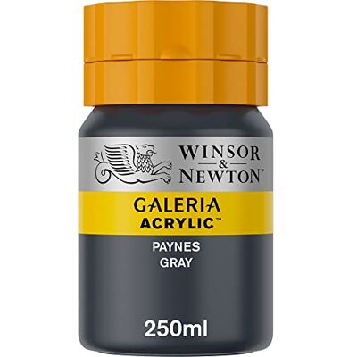 Winsor & Newton 2137465 Galeria Acrylfarbe, hohe Pigmentierung, lichtecht, buttrige Konsistenz, 250 ml Tube Payne´s Grau Winsor & Newton 2137465 Galeria Acrylfarbe, hohe Pigmentierung, lichtecht, buttrige Konsistenz, 250 ml Tube Payne´s Grau