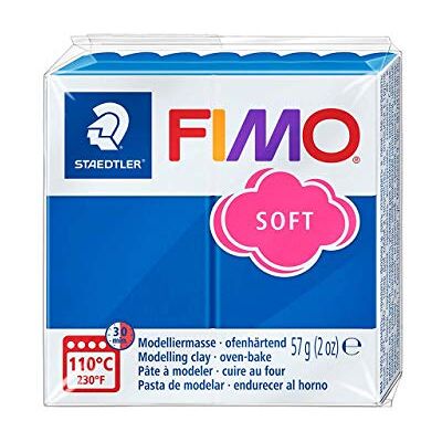 Staedtler SG Bildung Fimo 8020 37 Fimo Soft Modelliermasse, 57 g, Pacific blau Staedtler SG Bildung Fimo 8020 37 Fimo Soft Modelliermasse, 57 g, Pacific blau