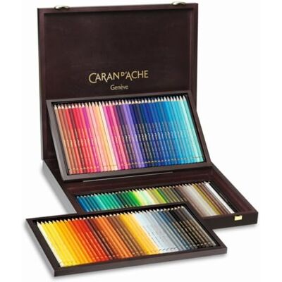 Caran d'Ache 666.92 Pablo Wooden Box 120 Artist Quality Colour Pencils Caran d'Ache 666.92 Pablo Wooden Box 120 Artist Quality Colour Pencils