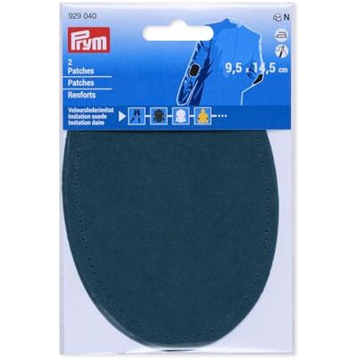 Prym 929040 Patches Velourslederimitat, aufbügelbar, 9,5 x 14,5 cm, petrol Prym 929040 Patches Velourslederimitat, aufbügelbar, 9,5 x 14,5 cm, petrol