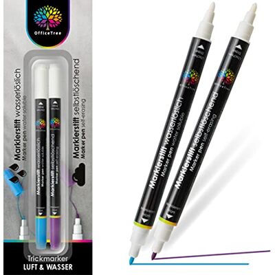 OfficeTree 2 x Trickmarker Selbstlöschend und Wasserlöslich Zauberstift Nähen Stoffmarkierstift Selbstlöschend zum Markieren von Stoffen Für Handarbeiten OfficeTree 2 x Trickmarker Selbstlöschend und Wasserlöslich Zauberstift Nähen Stoffmarkierstift Selbstlöschend zum Markieren von Stoffen Für Handarbeiten