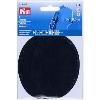 Prym 929012 Patches Velourslederimitat, aufbügelbar, 8 x 10,5 cm, marine Prym 929012 Patches Velourslederimitat, aufbügelbar, 8 x 10,5 cm, marine