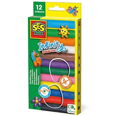 Creative 00406 Infinity Modellierknetmasse-12er Packung (180gr), Mehrfarbig Creative 00406 Infinity Modellierknetmasse-12er Packung (180gr), Mehrfarbig