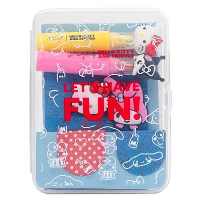 Mr. Wonderful Hello Kitty Schreibwaren-Set zum Dekorieren von Terminkalendern – Kreatives Set mit Aufklebern, Textmarkern und Zubehör – Let's have fun! Mr. Wonderful Hello Kitty Schreibwaren-Set zum Dekorieren von Terminkalendern – Kreatives Set mit Aufklebern, Textmarkern und Zubehör – Let's have fun!