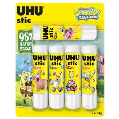 UHU stic Klebestift BTS 2026 SPONGEBOB 5x21g UHU stic Klebestift BTS 2026 SPONGEBOB 5x21g
