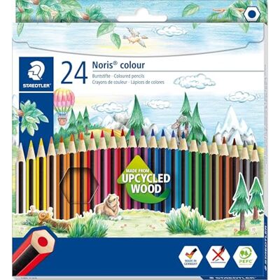 Staedtler Noris colour 185 Buntstifte – 36er Kartonetui, Sechskant Staedtler Noris colour 185 Buntstifte – 36er Kartonetui, Sechskant
