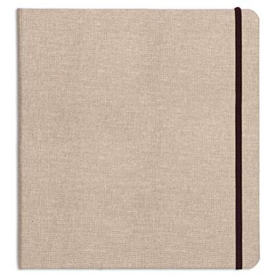 Clairefontaine 96100C Goldline Reisealbum (Umschlag aus Naturleinen, 31 x 32 cm, 32 Blatt, 180 g, für Multitechnik geeignet, ideal für Ihre Reise, praktisch und robust) beige Clairefontaine 96100C Goldline Reisealbum (Umschlag aus Naturleinen, 31 x 32 cm, 32 Blatt, 180 g, für Multitechnik geeignet, ideal für Ihre Reise, praktisch und robust) beige