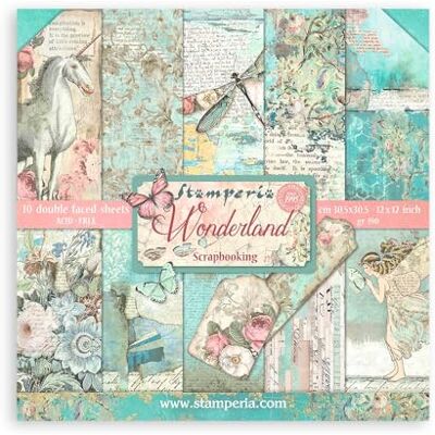 Stamperia Scrapbook Paper Pad for Scrapbooking, Albums, Card Making, Bullet Journalling and More, Acid Free, Double-Sided, Perfect for Hobbies, Crafts, and Gifting (Shabby Rose) (30.5 x 30.5cm) Stamperia Scrapbook Paper Pad for Scrapbooking, Albums, Card Making, Bullet Journalling and More, Acid Free, Double-Sided, Perfect for Hobbies, Crafts, and Gifting (Shabby Rose) (30.5 x 30.5cm)