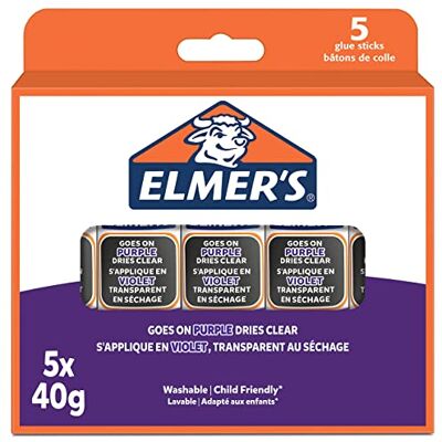 ELMER'S ELM 40G DISAP. PURPLE GLUE STICK BL5 PE ELMER'S ELM 40G DISAP. PURPLE GLUE STICK BL5 PE