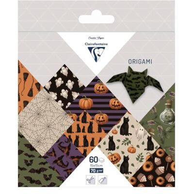 Clairefontaine 95640C Pack Origami Halloween Clairefontaine 95640C Pack Origami Halloween