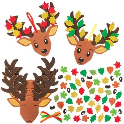 Baker Ross FN302 Hirsch Deko Bastelset, 5er-Pack, Herbstdekoration zum Basteln für Kinder Baker Ross FN302 Hirsch Deko Bastelset, 5er-Pack, Herbstdekoration zum Basteln für Kinder