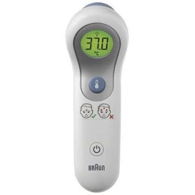 Braun Sensian 5 Kontaktloses Stirnthermometer Positionierungshilfe Farbcodiertes Digitaldisplay 2-Sekunden-Messung Geeignet für Babys und Kinder Die #1 Marke bei Ärzten(1) BNT300EE Braun Sensian 5 Kontaktloses Stirnthermometer Positionierungshilfe Farbcodiertes Digitaldisplay 2-Sekunden-Messung Geeignet für Babys und Kinder Die #1 Marke bei Ärzten(1) BNT300EE