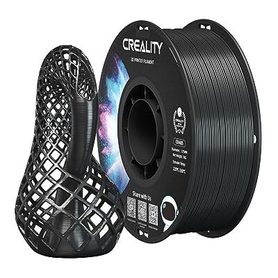 Creality Filament CR ABS 1.75 mm, Filamenten mit Hohe Zähigkeit, Ungiftig, Verschleißfest, Kompatibel mit Allen FDM-3D-Drucker, Schwarz 1KG Creality Filament CR ABS 1.75 mm, Filamenten mit Hohe Zähigkeit, Ungiftig, Verschleißfest, Kompatibel mit Allen FDM-3D-Drucker, Schwarz 1KG