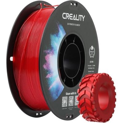 Creality TPU Filament 1.75, 3D Druck Filament, hohe Elastizität, weiches Klebematerial, elastisch, Thermoplastisches Polyurethan 1kg Rot Creality TPU Filament 1.75, 3D Druck Filament, hohe Elastizität, weiches Klebematerial, elastisch, Thermoplastisches Polyurethan 1kg Rot