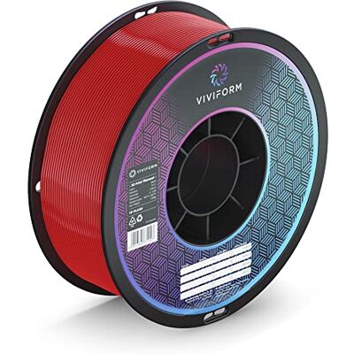 Viviform PLA+ Filament für 3D Drucker 1kg Rolle ∅1,75mm +/- 0,03mm Rot, VF-PLA105 Viviform PLA+ Filament für 3D Drucker 1kg Rolle ∅1,75mm +/- 0,03mm Rot, VF-PLA105