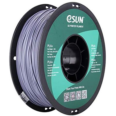 eSUN PLAPlus Filament, grau, 1,55 kg, PLA+175H1A eSUN PLAPlus Filament, grau, 1,55 kg, PLA+175H1A