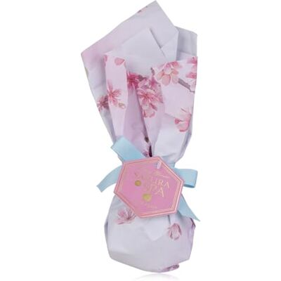 accentra Badebombe SAKURA SPA in Geschenkverpackung, 150g Badekugel für Frauen, Sprudelbad mit Cherry Blossom Duft, weiß/rosa/gold, Wellness Geschenkset zu Geburtstag, Valentinstag & Weihnachten accentra Badebombe SAKURA SPA in Geschenkverpackung, 150g Badekugel für Frauen, Sprudelbad mit Cherry Blossom Duft, weiß/rosa/gold, Wellness Geschenkset zu Geburtstag, Valentinstag & Weihnachten