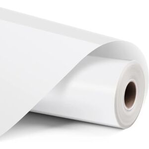 LOKLIK Weiße Vinylrolle, permanent, matt, für harte Oberflächen – 1 Stück, 30,5 x 180 cm, strapazierfähige Vinylfolie – Dekoration auf Glas, Kunststoff, Keramik LOKLIK Weiße Vinylrolle, permanent, matt, für harte Oberflächen – 1 Stück, 30,5 x 180 cm, strapazierfähige Vinylfolie – Dekoration auf Glas, Kunststoff, Keramik