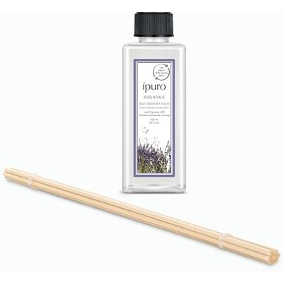 Ipuro Essentials Nachfüller LAVENDER TOUCH Raumduft 200 ml Refill Raumerfrischer mit Lavendel, Zitrus, Blüten, Minze & MoschusDuft Aroma Diffuser, Lufterfrischer Nachfüllflasche Ipuro Essentials Nachfüller LAVENDER TOUCH Raumduft 200 ml Refill Raumerfrischer mit Lavendel, Zitrus, Blüten, Minze & MoschusDuft Aroma Diffuser, Lufterfrischer Nachfüllflasche