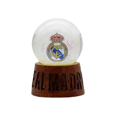 CYPBRANDS CyP Brands Real Madrid, Schneekugel, Wappen Real Madrid, Fußball, Mehrfarbig, offizielles Produkt CYPBRANDS CyP Brands Real Madrid, Schneekugel, Wappen Real Madrid, Fußball, Mehrfarbig, offizielles Produkt