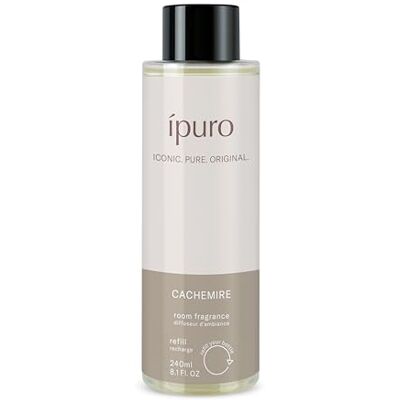 Ipuro Classic Refill CACHEMIRE Raumduft 240ml Nachfüller mit Rose & Amber Duftnoten Aroma Diffuser Nachfüllung Nachfüllflasche für Diffuser mit Stäbchen, Raumerfrischer, Lufterfrischer Ipuro Classic Refill CACHEMIRE Raumduft 240ml Nachfüller mit Rose & Amber Duftnoten Aroma Diffuser Nachfüllung Nachfüllflasche für Diffuser mit Stäbchen, Raumerfrischer, Lufterfrischer