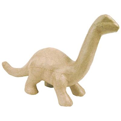 décopatch SA104O Träger S aus Pappmaché, Brontosaurus, 29 x 8 x 16 cm, zum Verzieren, Kartonbraun décopatch SA104O Träger S aus Pappmaché, Brontosaurus, 29 x 8 x 16 cm, zum Verzieren, Kartonbraun
