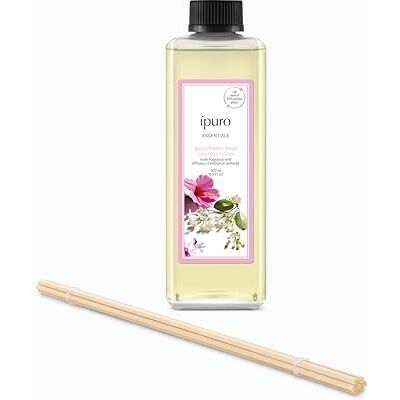 Ipuro Essentials Nachfüller FLOWER BOWL Raumduft 500 ml Refill Raumerfrischer mit Blumenduft, Mandarine, Bergamotte, Jasmin, Veilchen & Zedernholz Duft Aroma Lufterfrischer Nachfüllflasche Ipuro Essentials Nachfüller FLOWER BOWL Raumduft 500 ml Refill Raumerfrischer mit Blumenduft, Mandarine, Bergamotte, Jasmin, Veilchen & Zedernholz Duft Aroma Lufterfrischer Nachfüllflasche