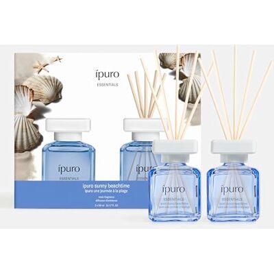 Ipuro Essentials SUNNY BEACHTIME Raumduft mit Stäbchen 2x50 ml Raumerfrischer mit Grapefruit, Zitrone & weißem Moschus Duft Aroma Diffuser mit Stäbchen Lufterfrischer für die Wohnung Ipuro Essentials SUNNY BEACHTIME Raumduft mit Stäbchen 2x50 ml Raumerfrischer mit Grapefruit, Zitrone & weißem Moschus Duft Aroma Diffuser mit Stäbchen Lufterfrischer für die Wohnung