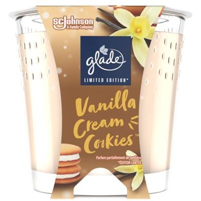 Glade Duft-Kerze im Glas Vanilla Cream Cookies, bis zu 27 Stunden Brenndauer, 6er Pack (6x112g) Glade Duft-Kerze im Glas Vanilla Cream Cookies, bis zu 27 Stunden Brenndauer, 6er Pack (6x112g)