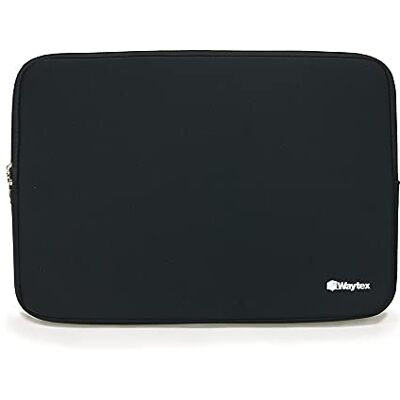 Waytex 71003 Schutzhülle für Laptop 15,6 Zoll, weiches Neopren, Schwarz Waytex 71003 Schutzhülle für Laptop 15,6 Zoll, weiches Neopren, Schwarz