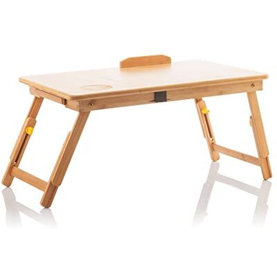 InnovaGoods Klappbarer Beistelltisch, für Sofa und Bett, höhenverstellbarer schreibtisch, Sicherheitsbügel, Leicht zu Verstauen, ideal para laptop, notebook schreibtisch zubehör. 53,5x21-27x34 cm. InnovaGoods Klappbarer Beistelltisch, für Sofa und Bett, höhenverstellbarer schreibtisch, Sicherheitsbügel, Leicht zu Verstauen, ideal para laptop, notebook schreibtisch zubehör. 53,5x21-27x34 cm.