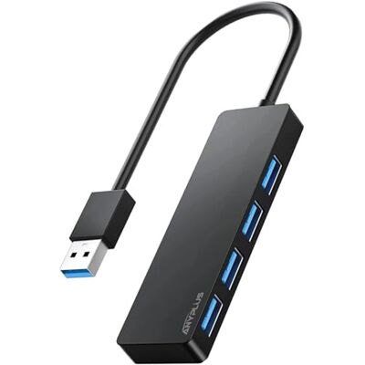 ANYPLUS USB Hub 3.0, 4 Port USB-Hubs, tragbarer USB Splitter Mini USB Verteiler für Desktop, Laptop, Xbox, Flash Drive, HDD, Konsole, Drucker, PC, Tastaturen, HP, Dell ANYPLUS USB Hub 3.0, 4 Port USB-Hubs, tragbarer USB Splitter Mini USB Verteiler für Desktop, Laptop, Xbox, Flash Drive, HDD, Konsole, Drucker, PC, Tastaturen, HP, Dell