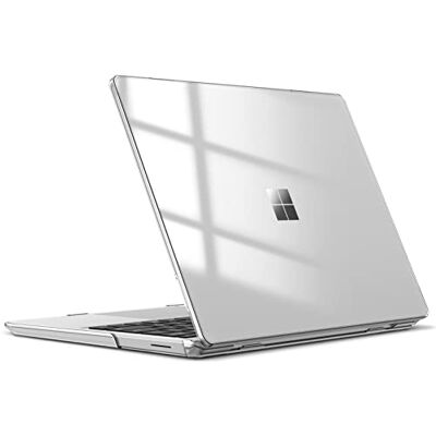 FINTIE Hülle Kompatibel mit 12.45'' Microsoft Surface Laptop Go 3/2 / 1 2023-2020, Ultradünne Hartschale Schutzhülle Snap Case, Transparent FINTIE Hülle Kompatibel mit 12.45'' Microsoft Surface Laptop Go 3/2 / 1 2023-2020, Ultradünne Hartschale Schutzhülle Snap Case, Transparent