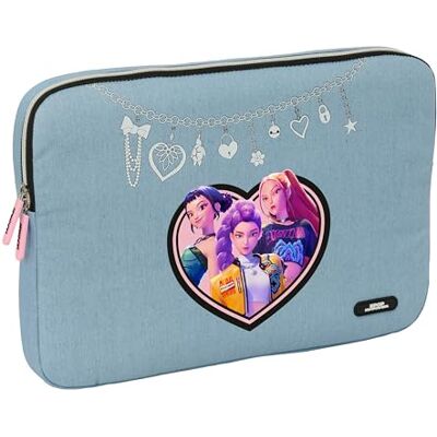 safta K-POP Demon Hunters HUNTR/X Laptoptasche 39,6 cm (15,6 Zoll), ideal für Kinder verschiedener Altersgruppen, bequem und vielseitig, strapazierfähig, 39,5 x 3,5 x 27,5 cm safta K-POP Demon Hunters HUNTR/X Laptoptasche 39,6 cm (15,6 Zoll), ideal für Kinder verschiedener Altersgruppen, bequem und vielseitig, strapazierfähig, 39,5 x 3,5 x 27,5 cm