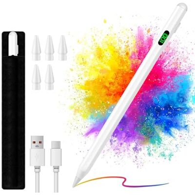 NEUTYPECHIC Pencil für Empfindliche Berührung, Stift für ipad Magnetische Adsorption, Stylus Pen für ipad Wiederaufladbar, Batteriestandsanzeige Kompatibel für Apple Stift NEUTYPECHIC Pencil für Empfindliche Berührung, Stift für ipad Magnetische Adsorption, Stylus Pen für ipad Wiederaufladbar, Batteriestandsanzeige Kompatibel für Apple Stift