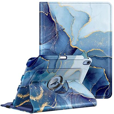 FINTIE Hülle für iPad 11 Generation 11 Zoll 2025 (A16), iPad 10 Generation 10.9 Zoll 2022 mit Pencil Halter Schutzhülle Cover mit 360 Grad drehbarem Ständer und Auto Schlaf/Wach, Ozean Marmor FINTIE Hülle für iPad 11 Generation 11 Zoll 2025 (A16), iPad 10 Generation 10.9 Zoll 2022 mit Pencil Halter Schutzhülle Cover mit 360 Grad drehbarem Ständer und Auto Schlaf/Wach, Ozean Marmor