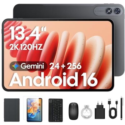 TABWEE 13,4 Zoll Tablet mit Tastatur und Stift für Studium & Büro TABWEE 13,4 Zoll Tablet mit Tastatur und Stift für Studium & Büro