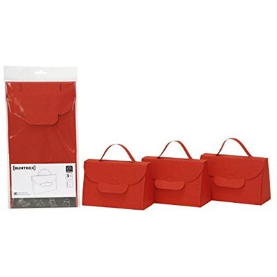 BUNTBOX 171-17 Handbag Set 3-teilig, Größe M, Rubin BUNTBOX 171-17 Handbag Set 3-teilig, Größe M, Rubin