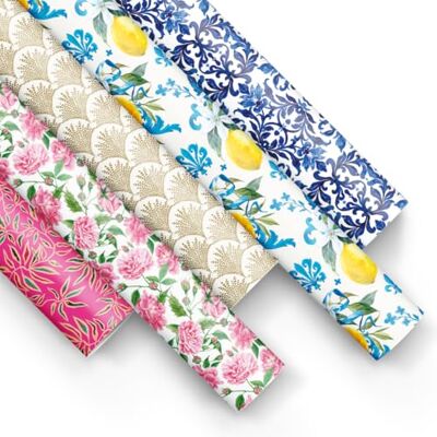 PAW Decor Collection PAW Geschenkpapier 200 x 70 cm, 5 Rollen Vielfältige Vegetation Edler Mix aus 5 Motiven, reißfest und leicht zu falten, für Geburtstag, Hochzeit und jeden Anlass, edel verpackt PAW Decor Collection PAW Geschenkpapier 200 x 70 cm, 5 Rollen Vielfältige Vegetation Edler Mix aus 5 Motiven, reißfest und leicht zu falten, für Geburtstag, Hochzeit und jeden Anlass, edel verpackt