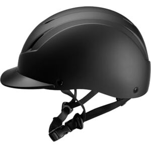 PFIFF 103119 Reithelm ProtectionX, Erwachsenenreihelm, Größenverstellbarer Helm für Erwachsene, mit Belüftunssystem, Schwarz, Größe 55-59cm (M) PFIFF 103119 Reithelm ProtectionX, Erwachsenenreihelm, Größenverstellbarer Helm für Erwachsene, mit Belüftunssystem, Schwarz, Größe 55-59cm (M)