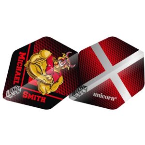 Unicorn Ultrafly Dart-Flights, Michael Smith Bully Boy Snorting Bull Design, AR Typ 2 Form, Ultra-strapazierfähiges 75 Mikron Polyester PET Unicorn Ultrafly Dart-Flights, Michael Smith Bully Boy Snorting Bull Design, AR Typ 2 Form, Ultra-strapazierfähiges 75 Mikron Polyester PET