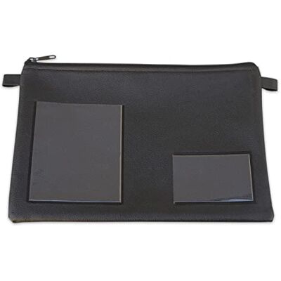 effektivo Tasche für Fahrzeugpapiere, 30 x 20 cm, Kunstleder schwarz, mit Kartenfach und Fach für Fahrzeugschein, 11057 effektivo Tasche für Fahrzeugpapiere, 30 x 20 cm, Kunstleder schwarz, mit Kartenfach und Fach für Fahrzeugschein, 11057