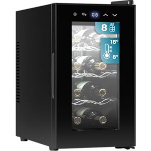 Cecotec Weinregal 8 Flaschen Bolero Grandsommelier 830 Coolcrystal, Thermoelektrische Kühlung, Temperatur einstellbar zwischen 8-18 °C, Touch-Steuerung und Display, LED innen, nicht schädliches Gas Cecotec Weinregal 8 Flaschen Bolero Grandsommelier 830 Coolcrystal, Thermoelektrische Kühlung, Temperatur einstellbar zwischen 8-18 °C, Touch-Steuerung und Display, LED innen, nicht schädliches Gas
