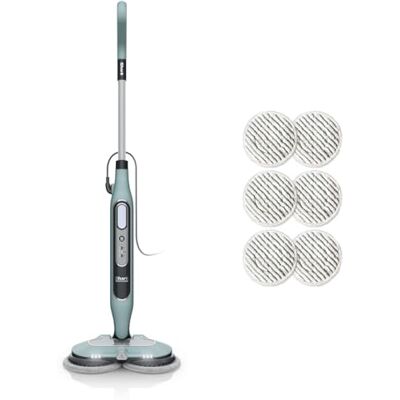 Shark Dampfreiniger Mop, automatisch, mit Steam Blaster, 6 Schmutzfänger-Pads, 3 Dampfstufen, bei Flecken und Schmutz, hygienische Reinigung für versiegelte Hartböden, 8m Kabel, Salbei-Grün, S8201EUCP Shark Dampfreiniger Mop, automatisch, mit Steam Blaster, 6 Schmutzfänger-Pads, 3 Dampfstufen, bei Flecken und Schmutz, hygienische Reinigung für versiegelte Hartböden, 8m Kabel, Salbei-Grün, S8201EUCP