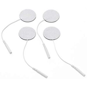 Promed Gewebe-Elektrode ø 32 mm, 4 Stück, selbstklebende Tens Elektroden mit 2mm-Stecker-Anschluss für TENS/EMS Geräte, wiederverwendbar Promed Gewebe-Elektrode ø 32 mm, 4 Stück, selbstklebende Tens Elektroden mit 2mm-Stecker-Anschluss für TENS/EMS Geräte, wiederverwendbar